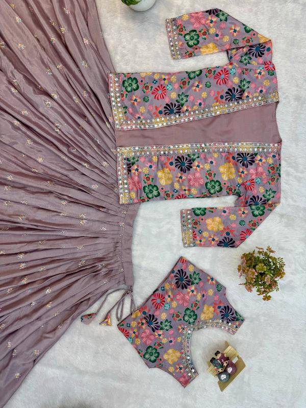 Pehnava RR-36 CHINON Printed lehenga choli suppliers in Gujarat