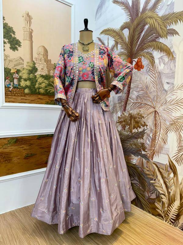 Pehnava RR-36 CHINON Printed lehenga choli suppliers in Gujarat