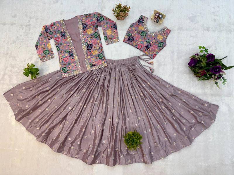 Pehnava RR-36 CHINON Printed lehenga choli suppliers in Gujarat