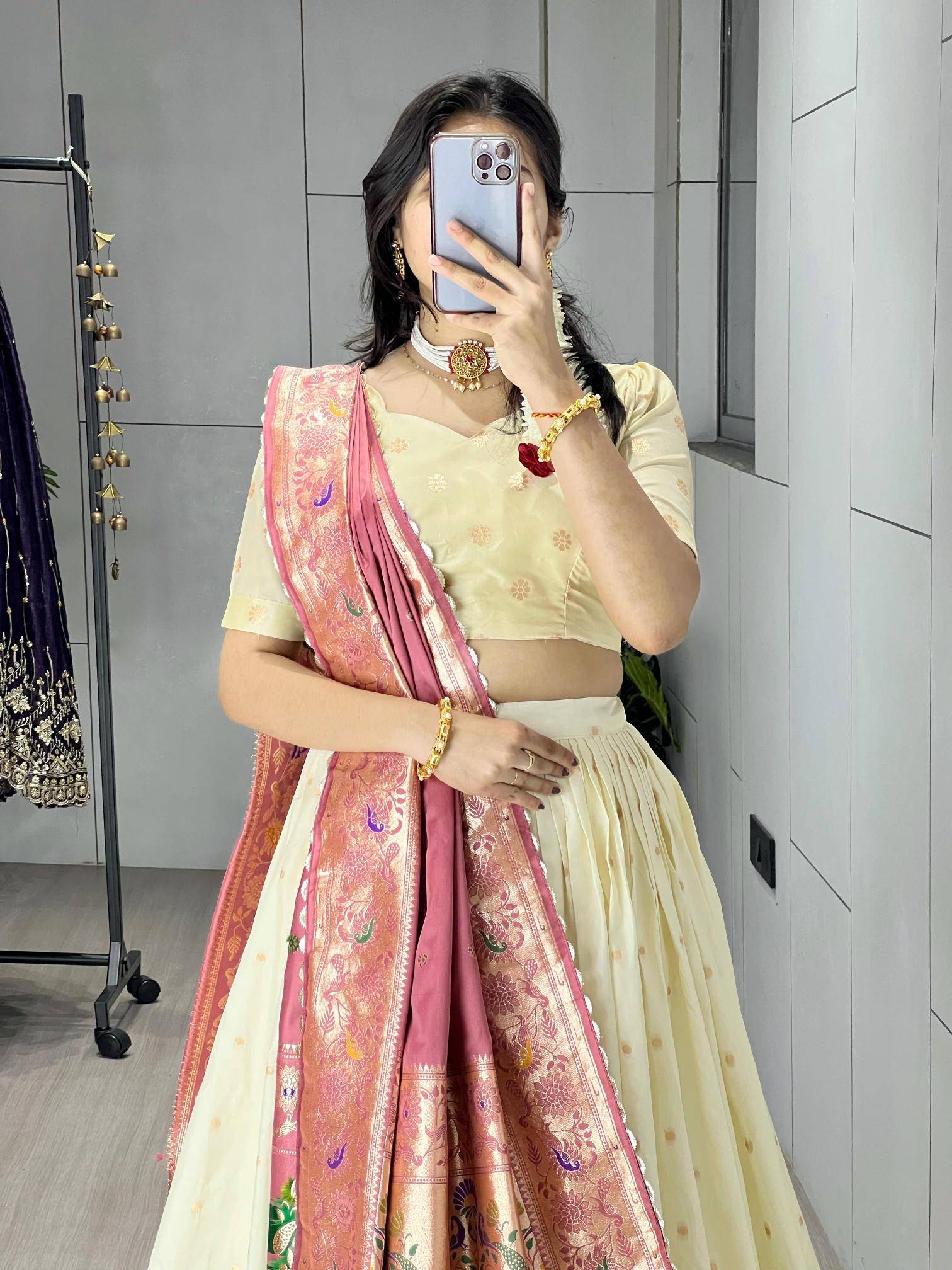 Ved Paithani Silk GJR Georgette lehenga choli wholesalers in Gujarat