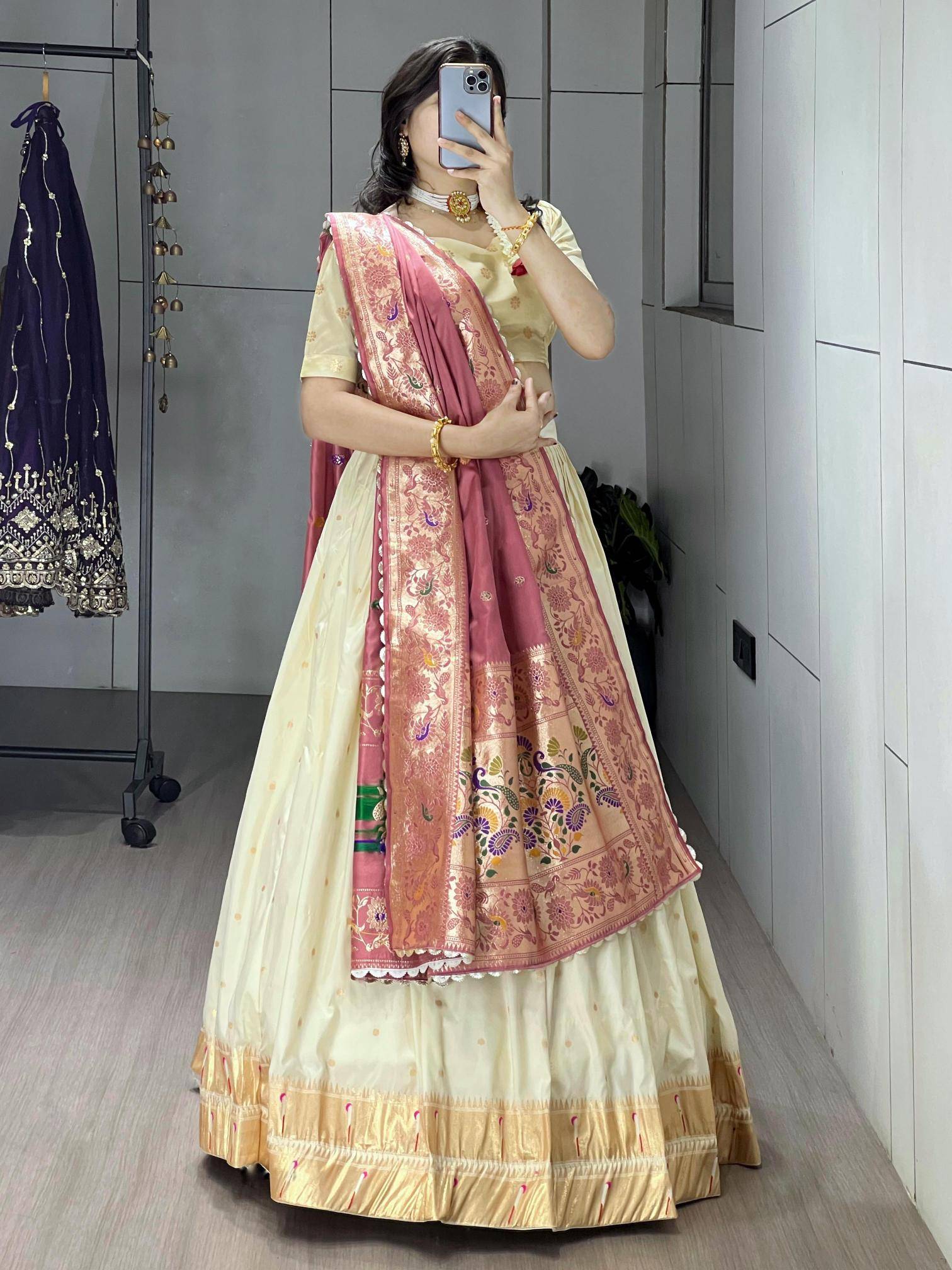 Ved Paithani Silk GJR Georgette lehenga choli wholesalers in Gujarat