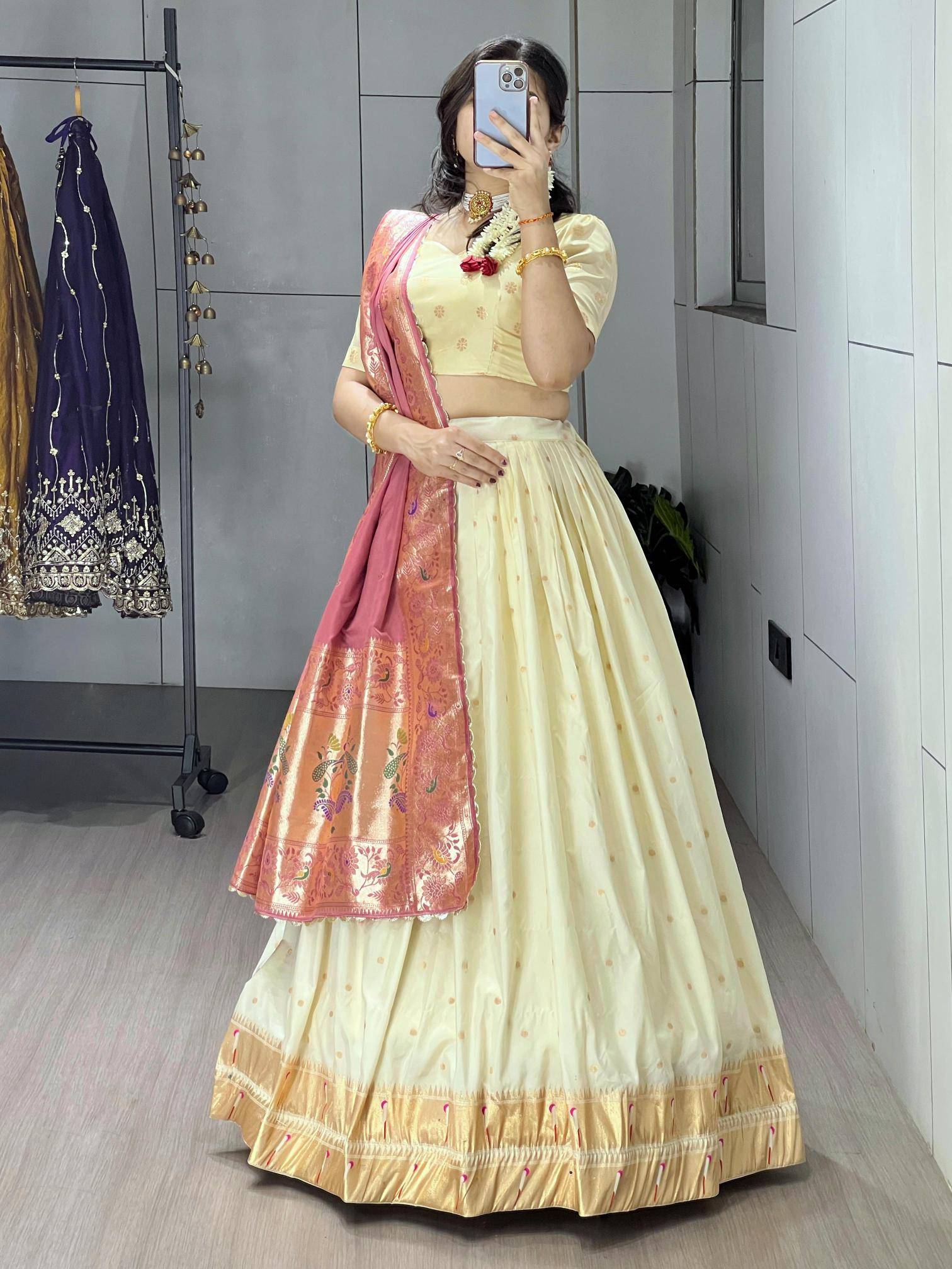 Ved Paithani Silk GJR Georgette lehenga choli wholesalers in Gujarat