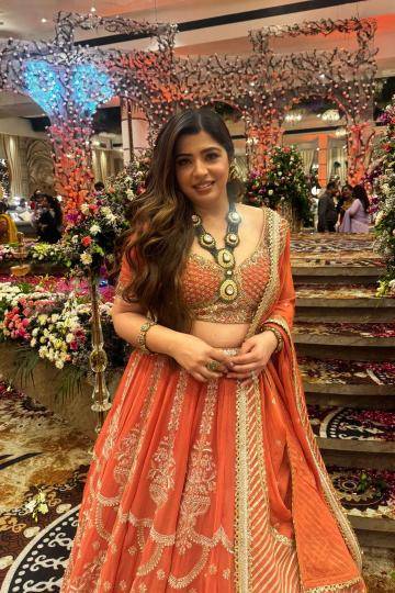 Heavy Boutique QRC-389 Gorgette Indian lehenga choli market