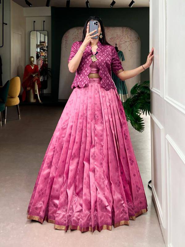 NNK 1110 Jacquard Silk Co-ord Se LPI Wholesale lehenga choli suppliers in Pune