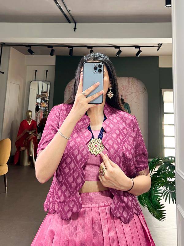 NNK 1110 Jacquard Silk Co-ord Se LPI Wholesale lehenga choli suppliers in Pune