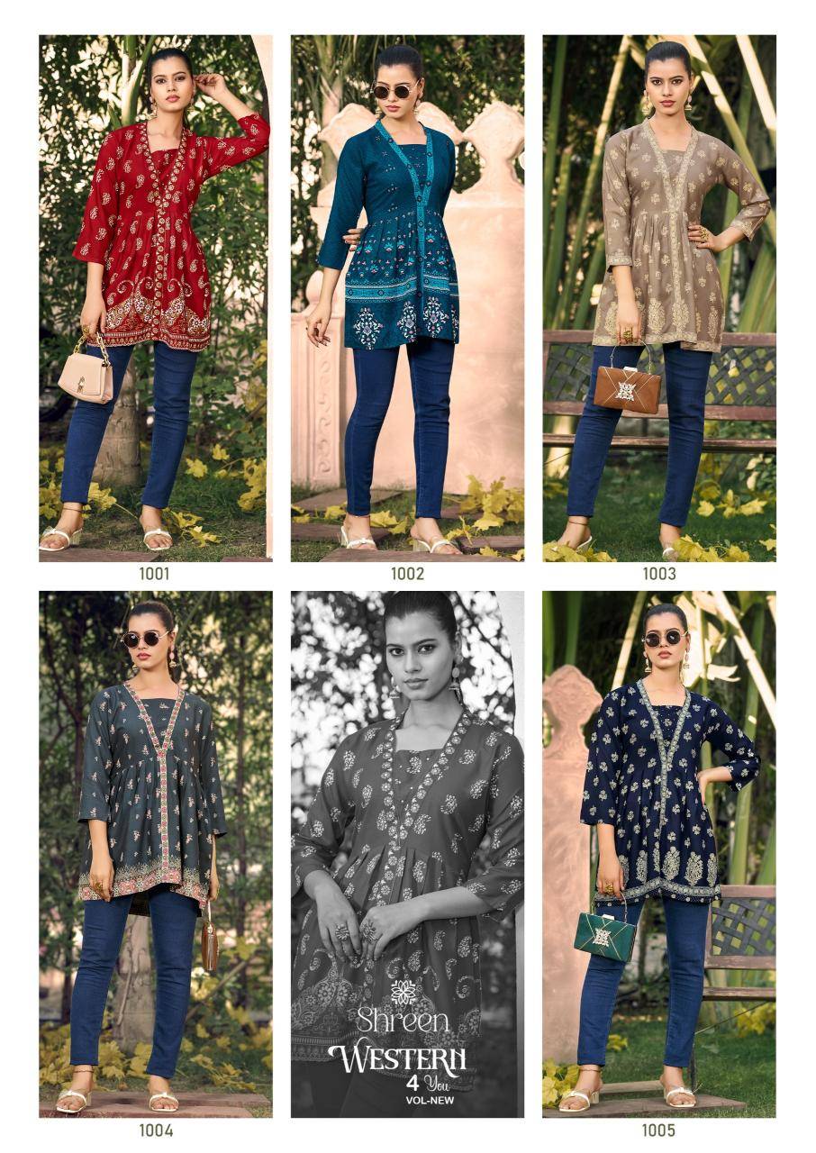 Shreen western 4 Wholesale kurtis in Kolkata