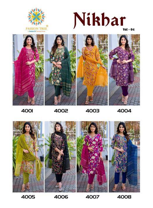 Passion tree nikhaar vol-4 Kurti wholesalers in Kolkata