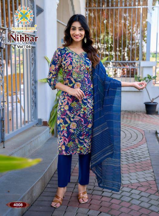 Passion tree nikhaar vol-4 Kurti wholesalers in Kolkata