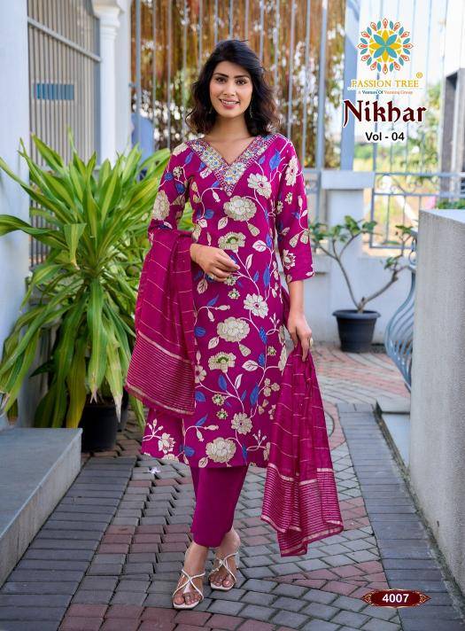 Passion tree nikhaar vol-4 Kurti wholesalers in Kolkata