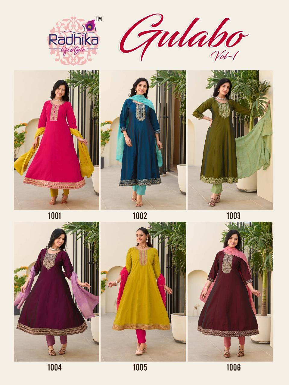 Radhika gulabo vol 1 Ladies kurti wholesalers in Kolkata
