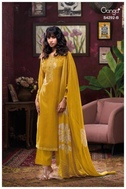 Ganga Jasleen 4292 Dress material market in Kolkata
