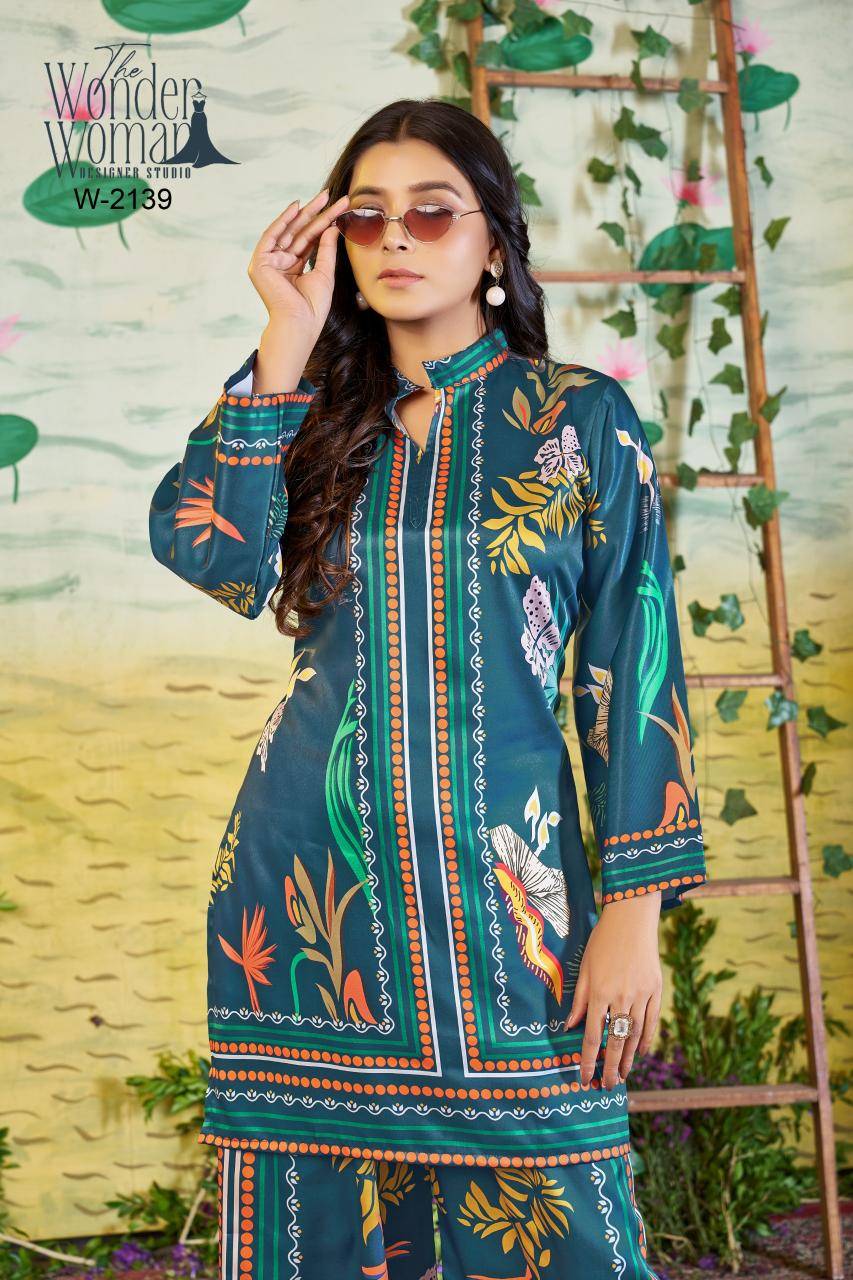 The wonder woman d.no W-2139 coord set Wholesale kurti suppliers