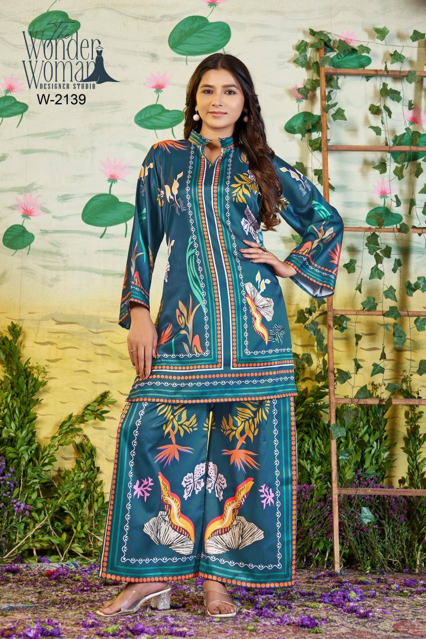 The wonder woman d.no W-2139 coord set Wholesale kurti suppliers