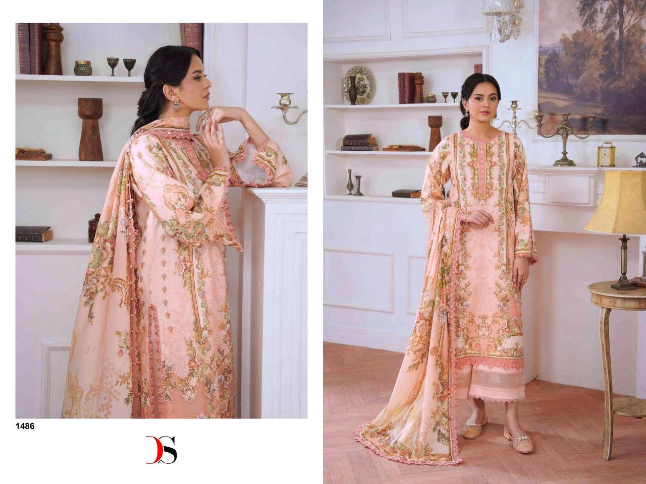 Deepsy jade jal insert Dress materials wholesalers in Mumbai