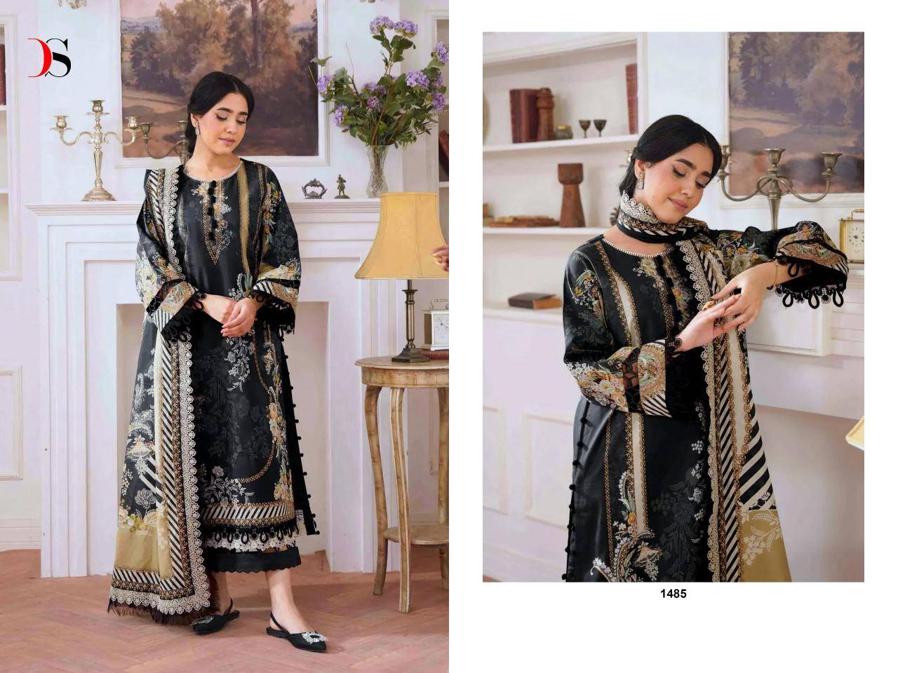 Deepsy jade jal insert Dress materials wholesalers in Mumbai