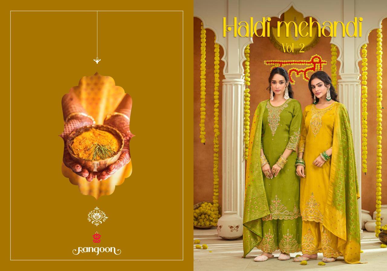 Rangoon haldi mehandi vol-02 Salwar Kameez wholesalers in Mumbai