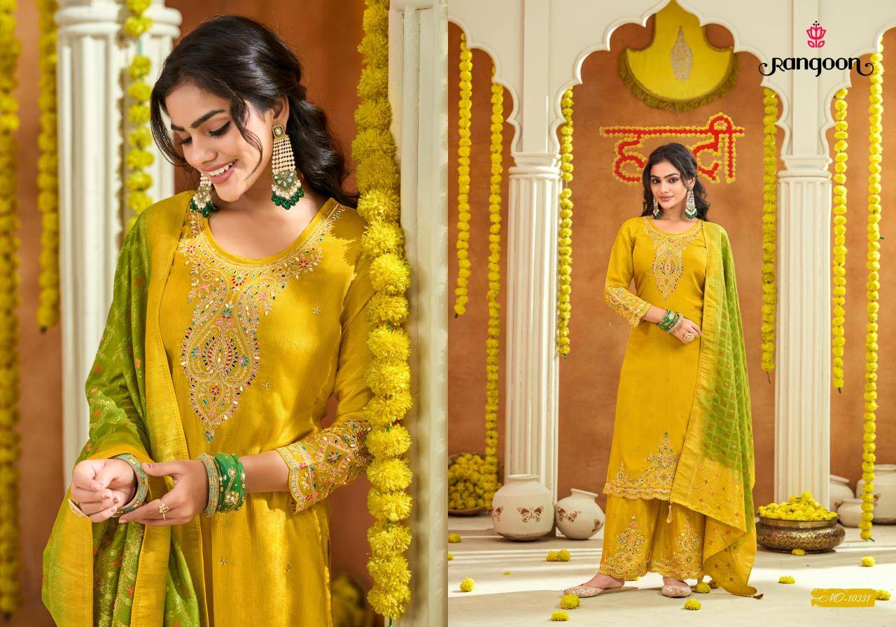 Rangoon haldi mehandi vol-02 Salwar Kameez wholesalers in Mumbai