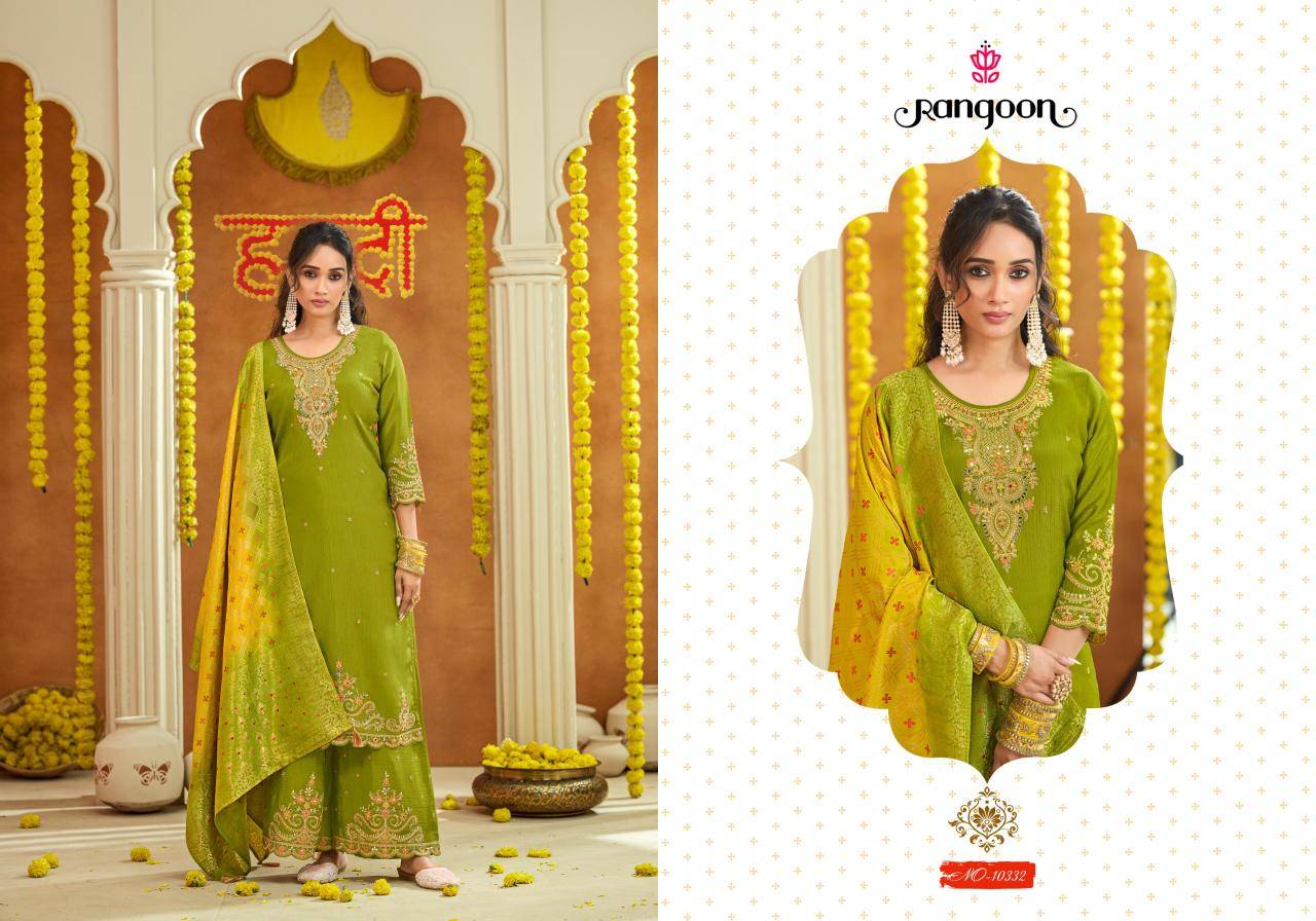 Rangoon haldi mehandi vol-02 Salwar Kameez wholesalers in Mumbai