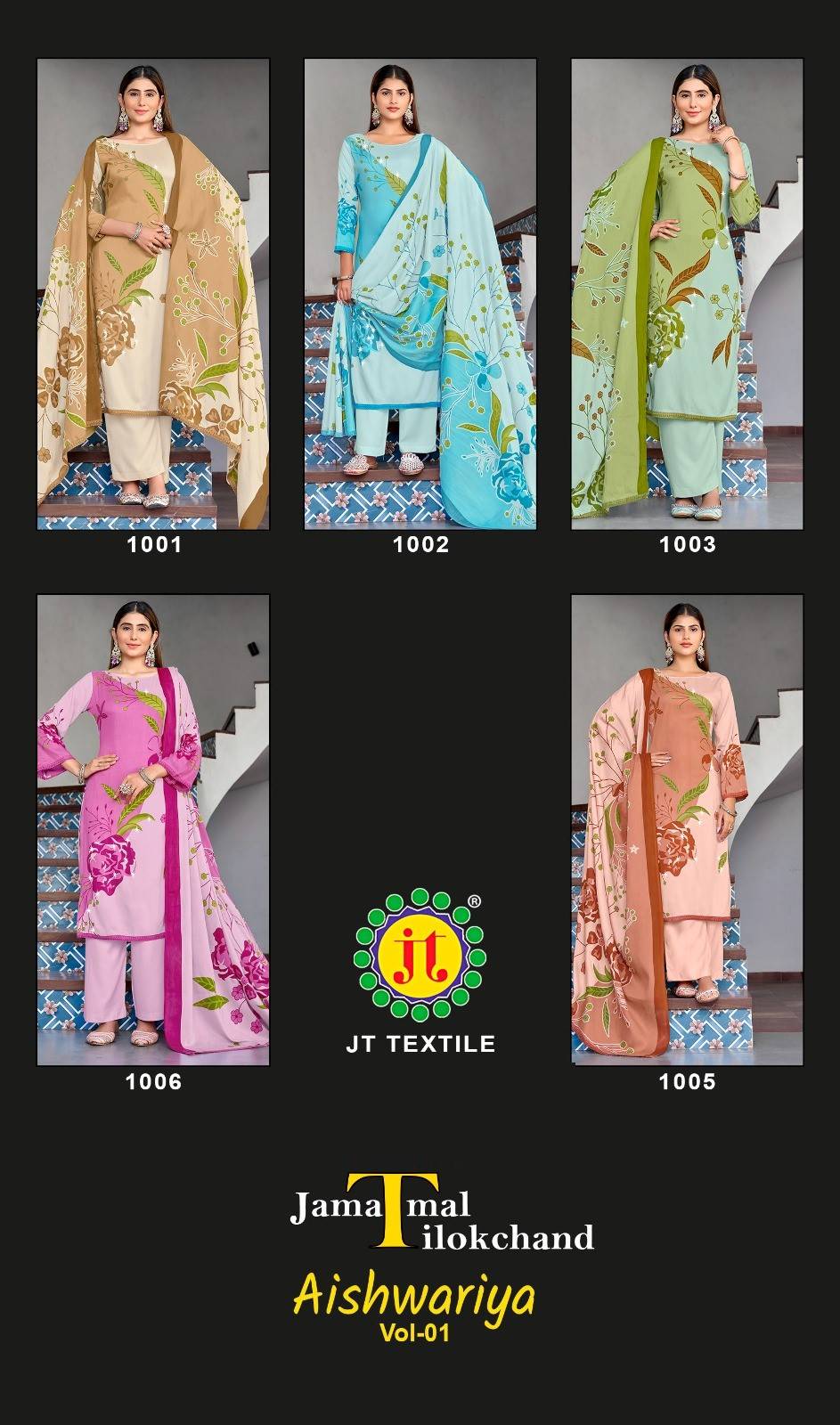 Jt Aishwariya Vol 1 Dress material wholesalers