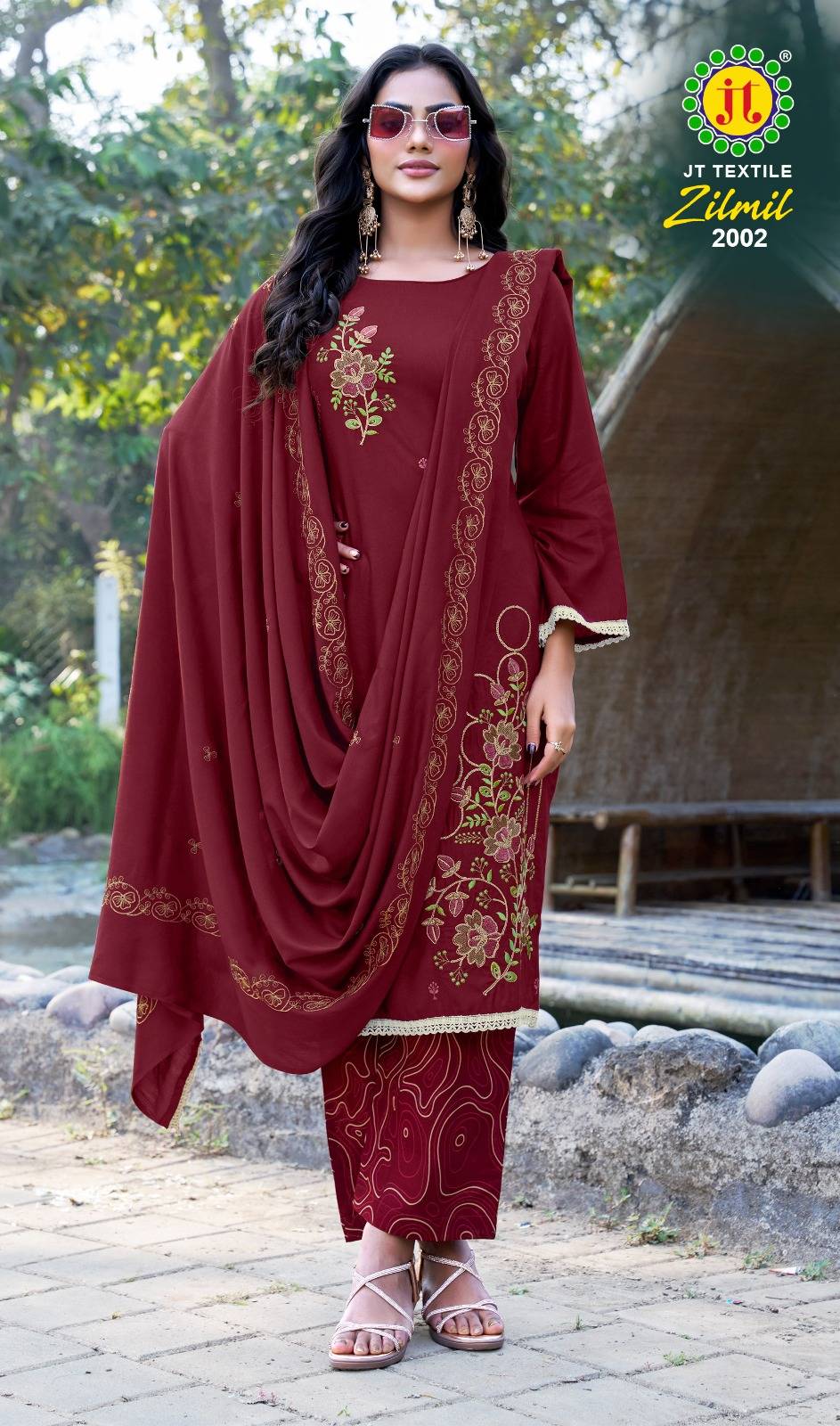 Jt Zilmil Vol 2 Designer dress material in Ahmedabad