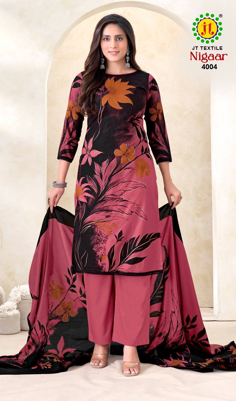 Jt Nigaar Vol 4 Customizable dress material in Ahmedabad