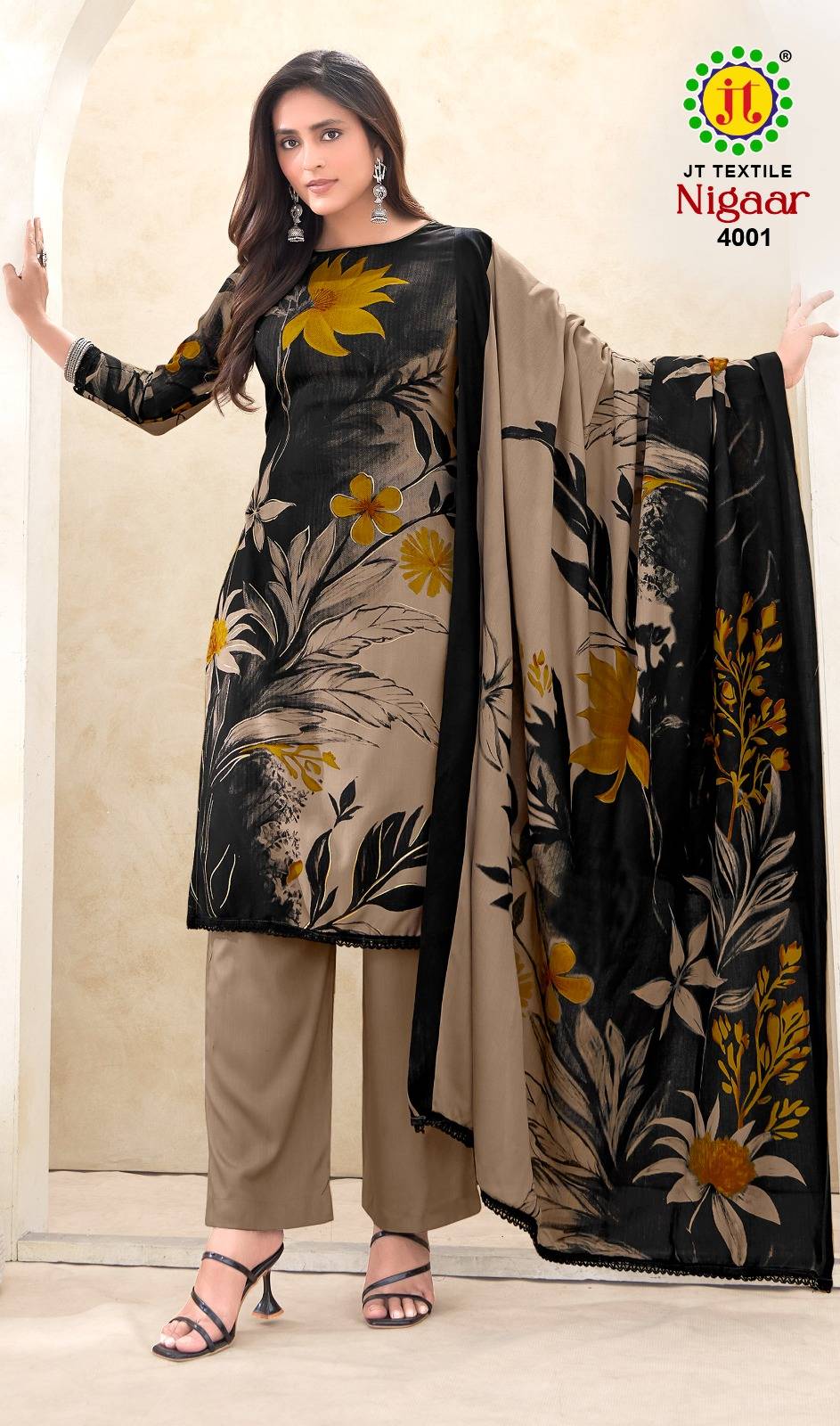 Jt Nigaar Vol 4 Customizable dress material in Ahmedabad