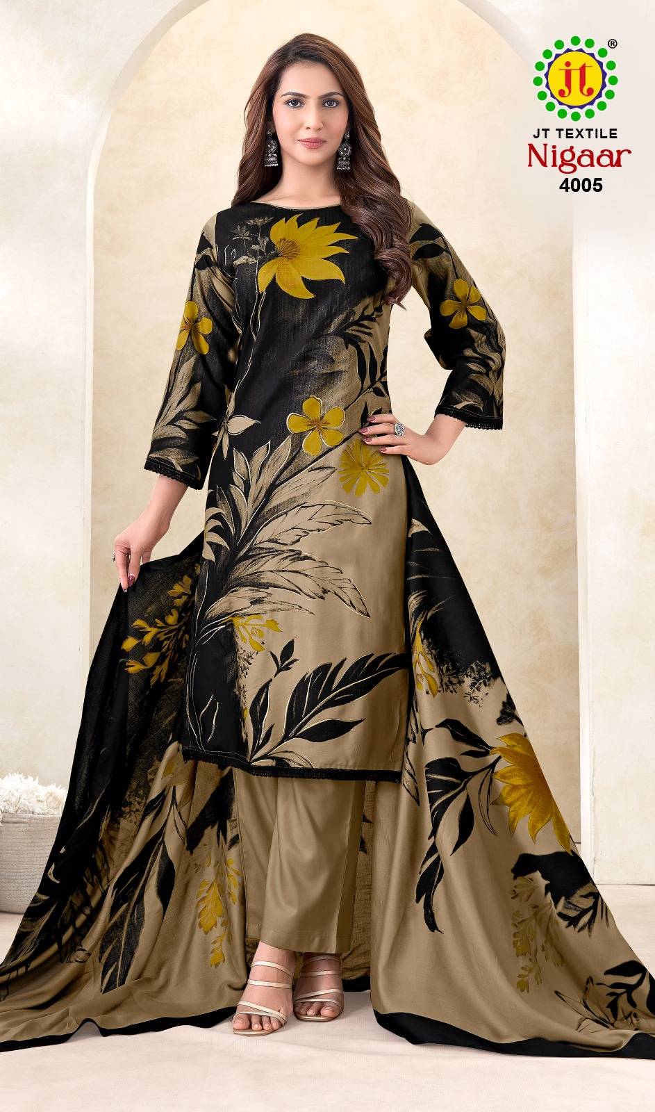 Jt Nigaar Vol 4 Customizable dress material in Ahmedabad