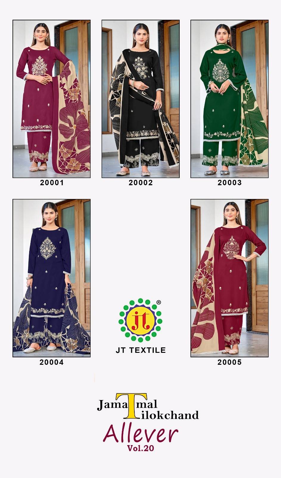 Jt Allever Vol 20 Dress material suppliers in Ahmedabad