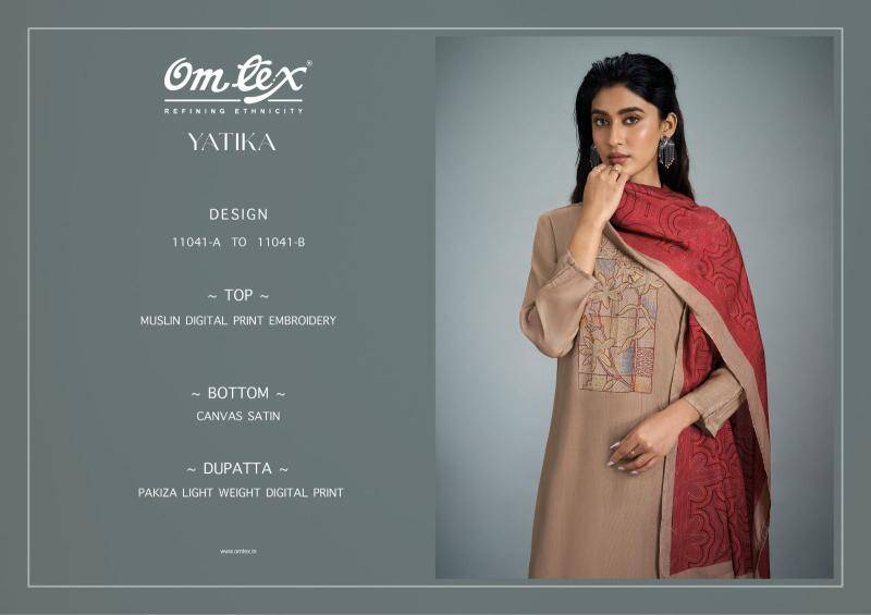 Omtex yatika Dress material wholesale market in kolkata