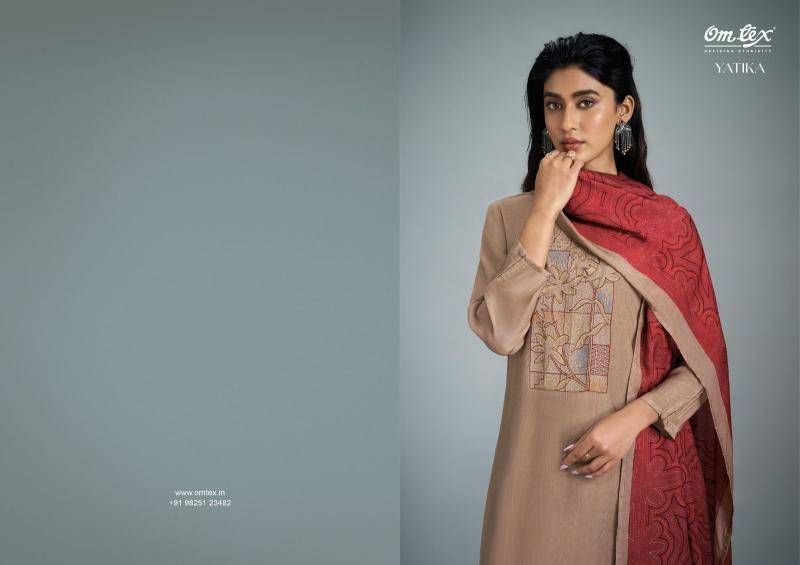 Omtex yatika Dress material wholesale market in kolkata
