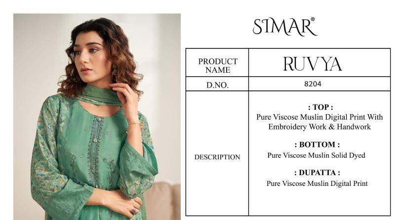 Glossy simar ruvya Dress material wholesalers in Pune