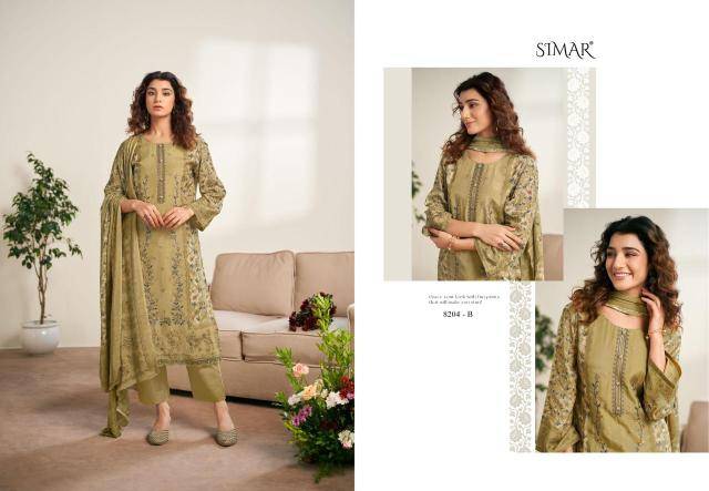 Glossy simar ruvya Dress material wholesalers in Pune