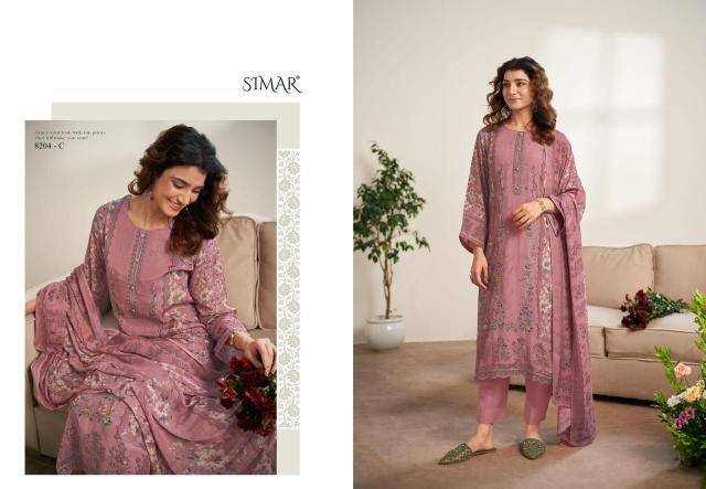 Glossy simar ruvya Dress material wholesalers in Pune