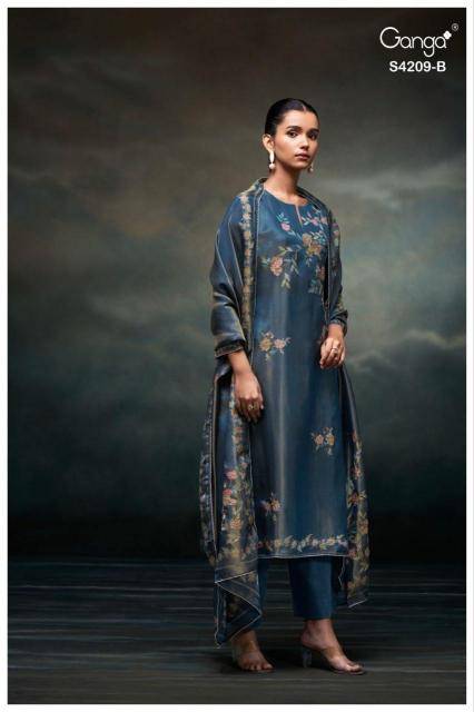 Ganga marisa 4209 Dress material suppliers near me