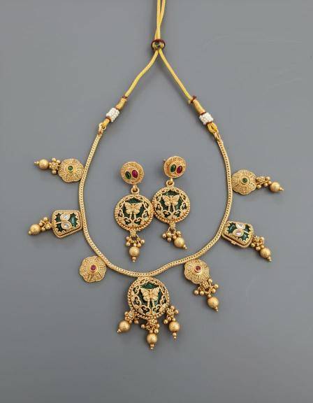 Copper brass jewellery gold Set 9 Costume jewellery market in Kolkata