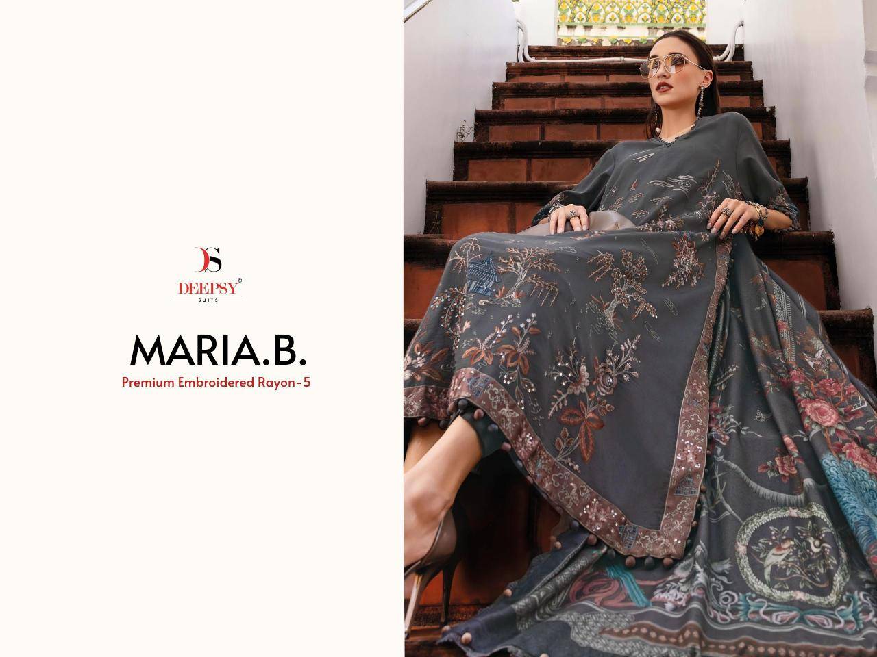 Deepsy maria b emb rayon -5 Salwar kameez wholesale suppliers