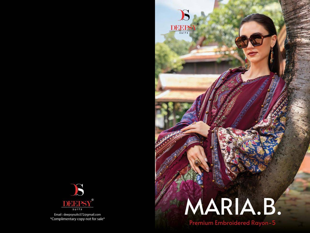 Deepsy maria b emb rayon -5 Salwar kameez wholesale suppliers