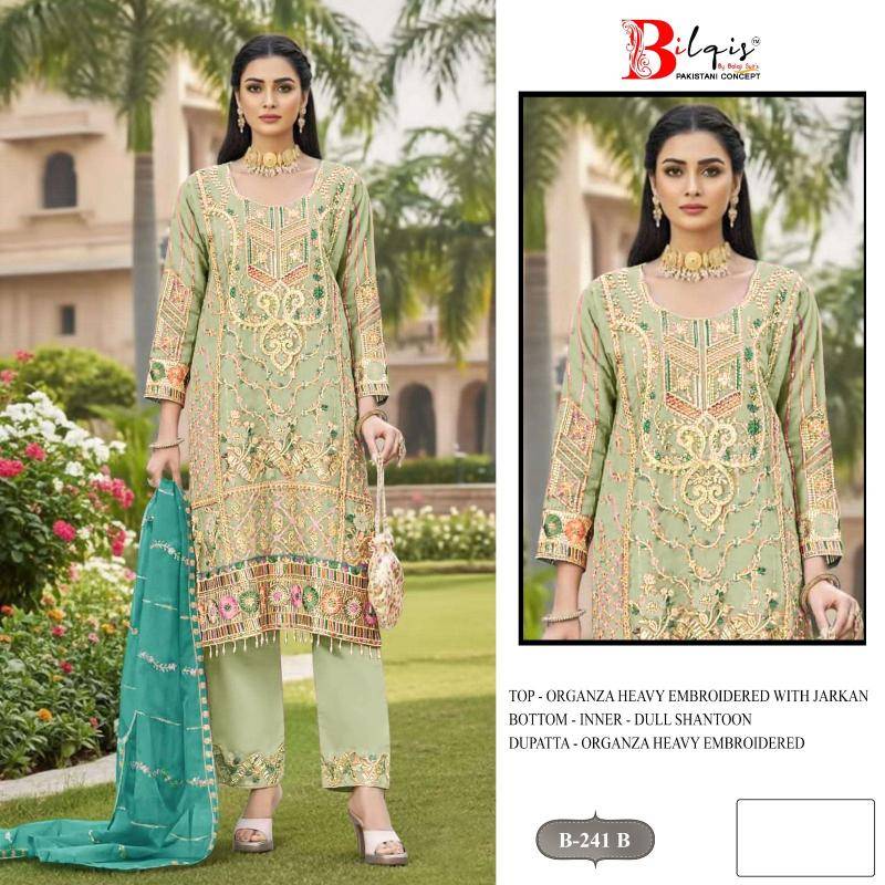 BilqisTM B-241 A TO D Designer salwar kameez wholesalers in Mumbai