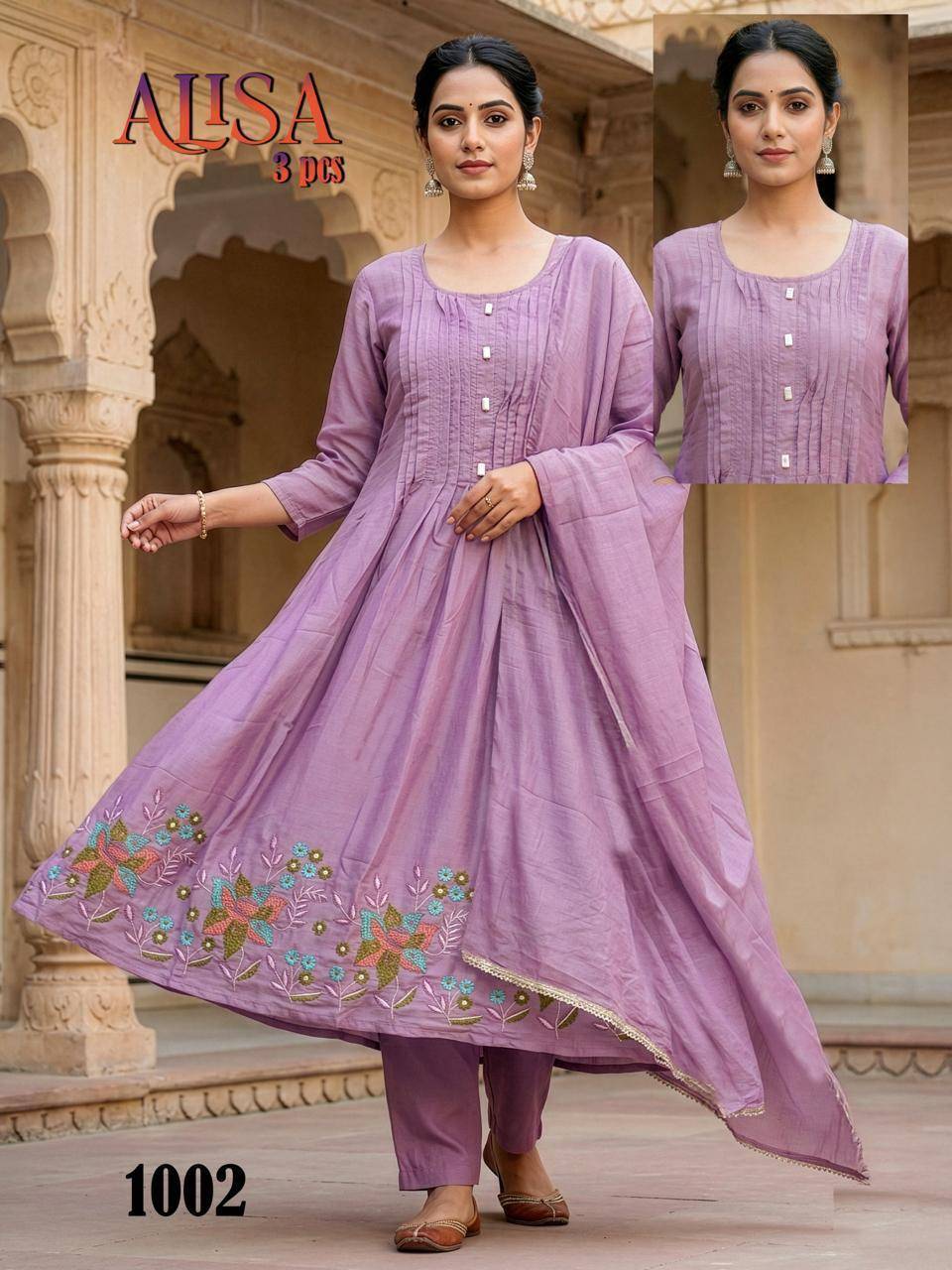 Alisa Mal Chanderi Vol 1 Wholesale Indian Kurtis