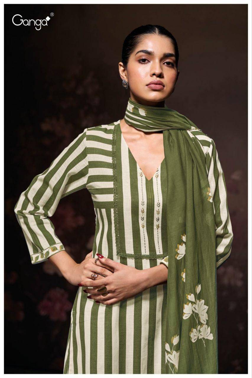 Ganga Ziana 3685  Wholesale Dress materials  market in Delhi