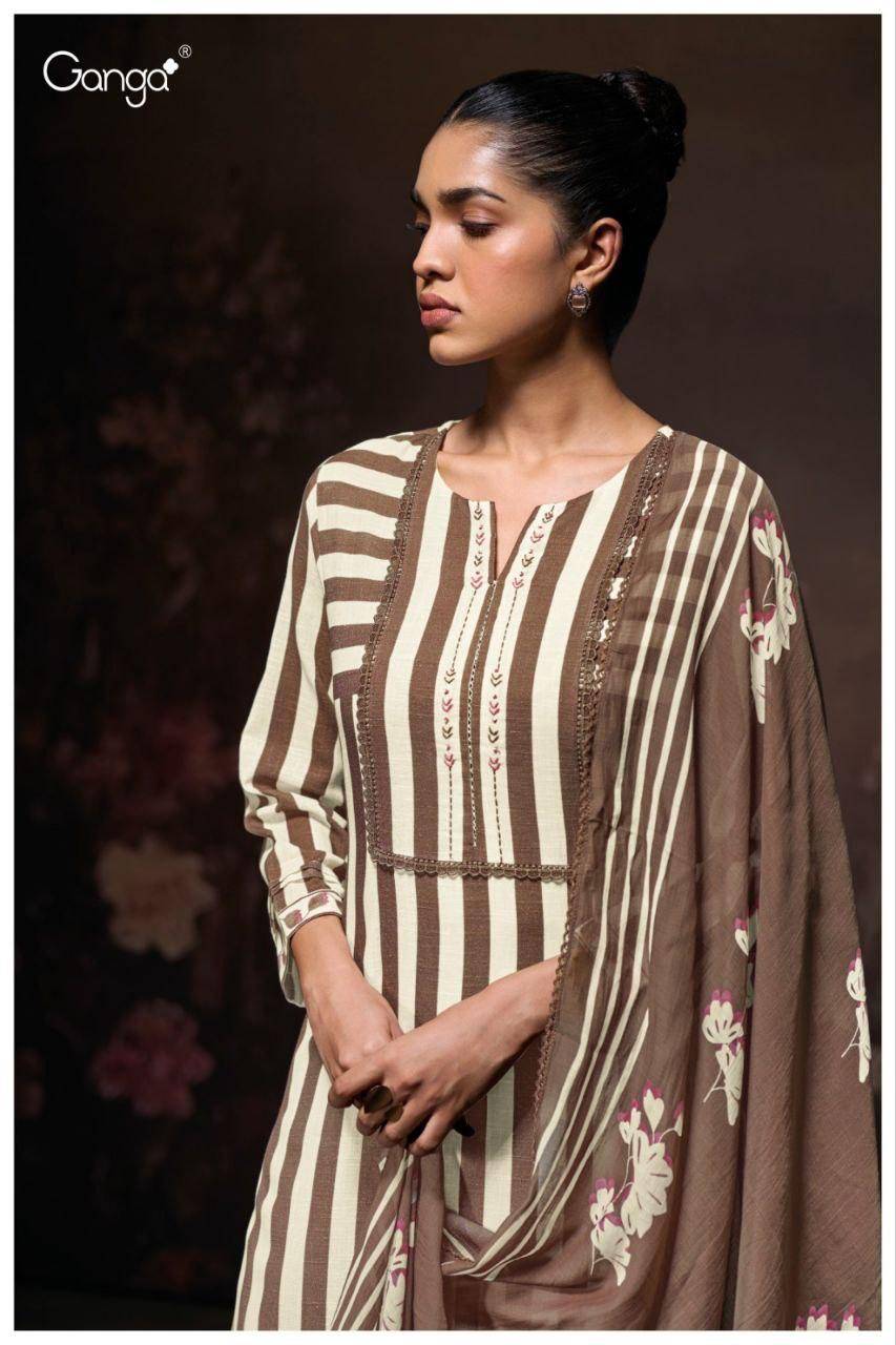 Ganga Ziana 3685  Wholesale Dress materials  market in Delhi