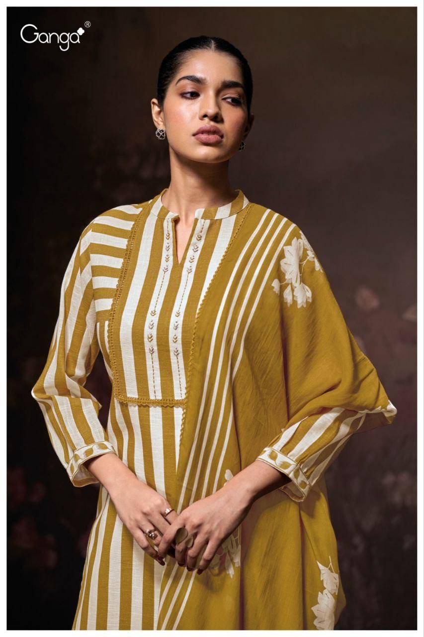 Ganga Ziana 3685  Wholesale Dress materials  market in Delhi