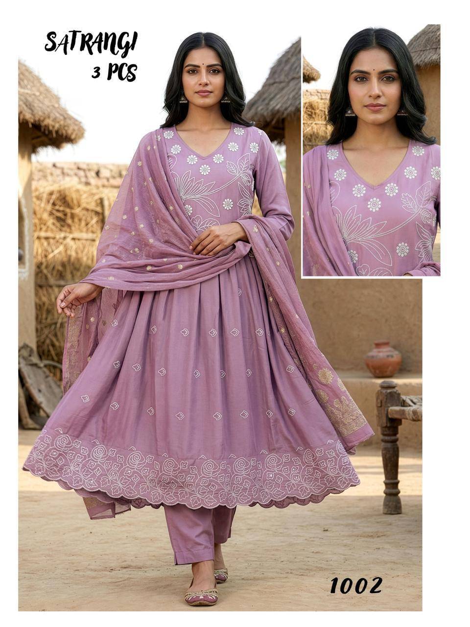 Satrangi 1 Kurti wholesale market in Surat