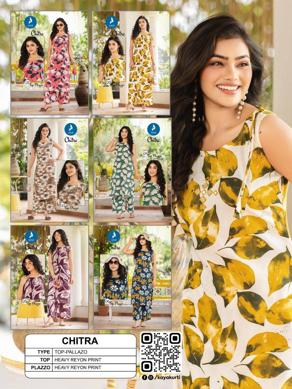 Kaya chitra coord set Printed kurti wholesalers in Delhi