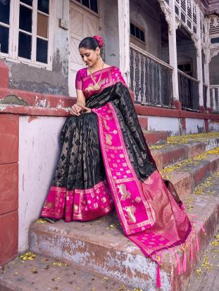 NANDITARANG SILK by SHREE SHYAM FASHION fancy designer Soft Silk fabric saree wholesale with Fancy latkan - wholesale export