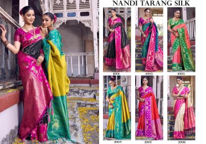 NANDITARANG SILK by SHREE SHYAM FASHION fancy designer Soft Silk fabric saree wholesale with Fancy latkan - wholesale export