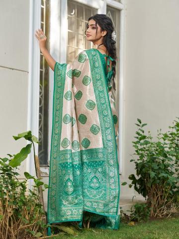 KUNDAN SILK by SHREE SHYAM FASHION fancy designer Soft SILK BLEND fabric saree wholesale with Fancy latkan