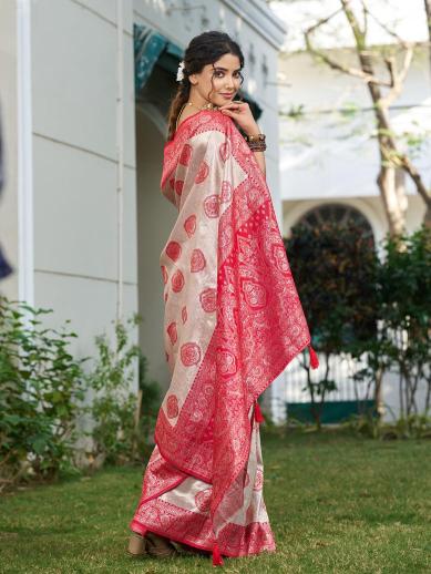 KUNDAN SILK by SHREE SHYAM FASHION fancy designer Soft SILK BLEND fabric saree wholesale with Fancy latkan