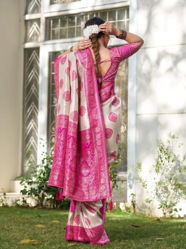 KUNDAN SILK by SHREE SHYAM FASHION fancy designer Soft SILK BLEND fabric saree wholesale with Fancy latkan