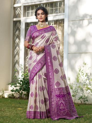 KUNDAN SILK by SHREE SHYAM FASHION fancy designer Soft SILK BLEND fabric saree wholesale with Fancy latkan
